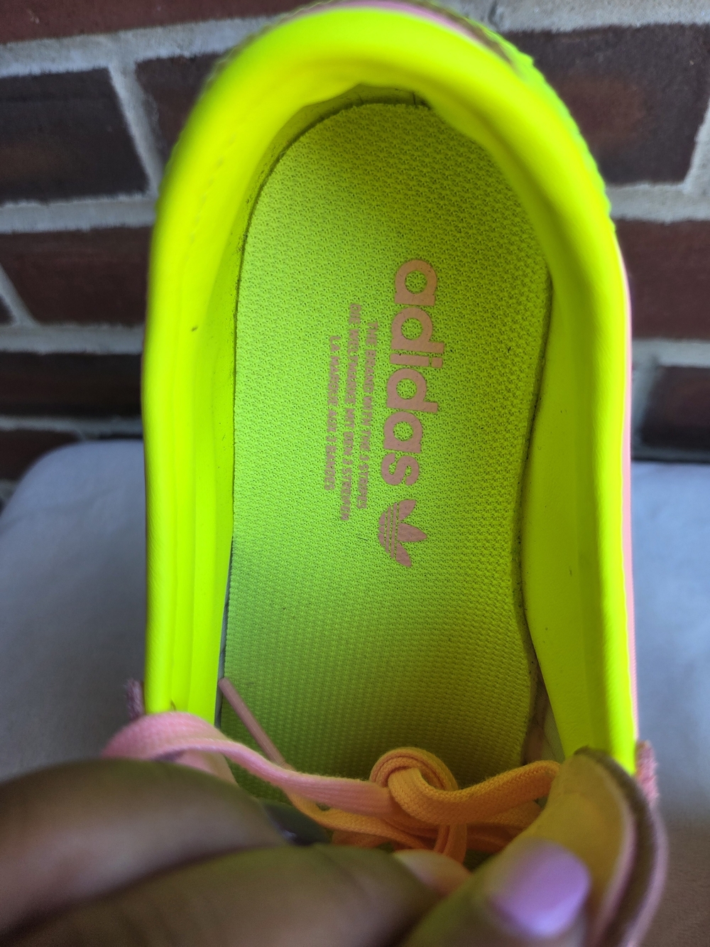 Adidas Tokyo Women’s Shoes Glow Pink Solar Yellow Gum US 8 UK 6.5 - Picture 12 of 14